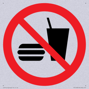 P022 Prohibition: No eating or drinking